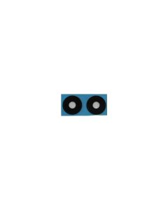 (2pcs) Rear Camera Lens for Samsung Galaxy A05 (A055 / 2023) (Black)