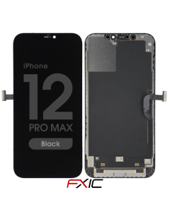 Incell - Aftermarket LCD Screen and Digitizer Assembly for iPhone 12 Pro Max (Black)