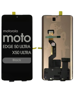 Refurbished - OLED Assembly for Motorola Moto Edge 50 Ultra / X50 Ultra (XT2401-2) (No Frame) (Black)
