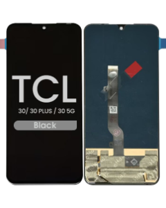 Refurbished - LCD and Screen Digitizer Assembly for TCL 30 / TCL 30 Plus / TCL 30 5G (No Frame) (Black)